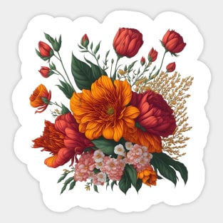 Flowers: Nature's Exquisite Creations in Every Hue. Sticker